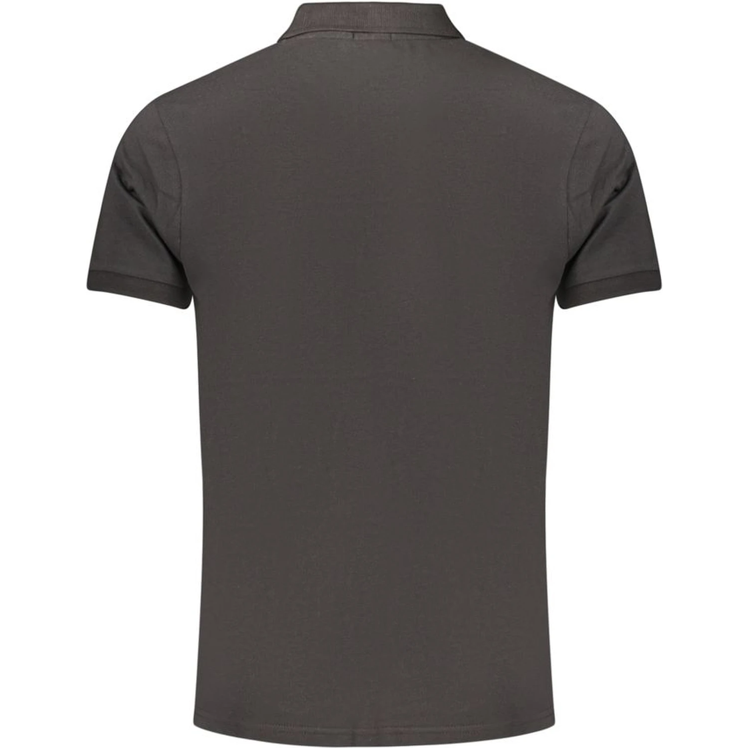 Black Cotton Polo Shirt