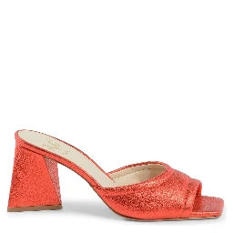 Multicolor Leather Platform Sandals
