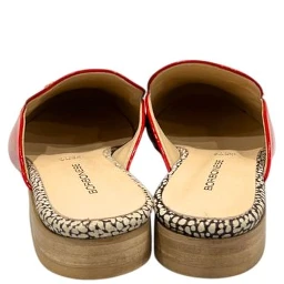 Red Leather Women Sandal