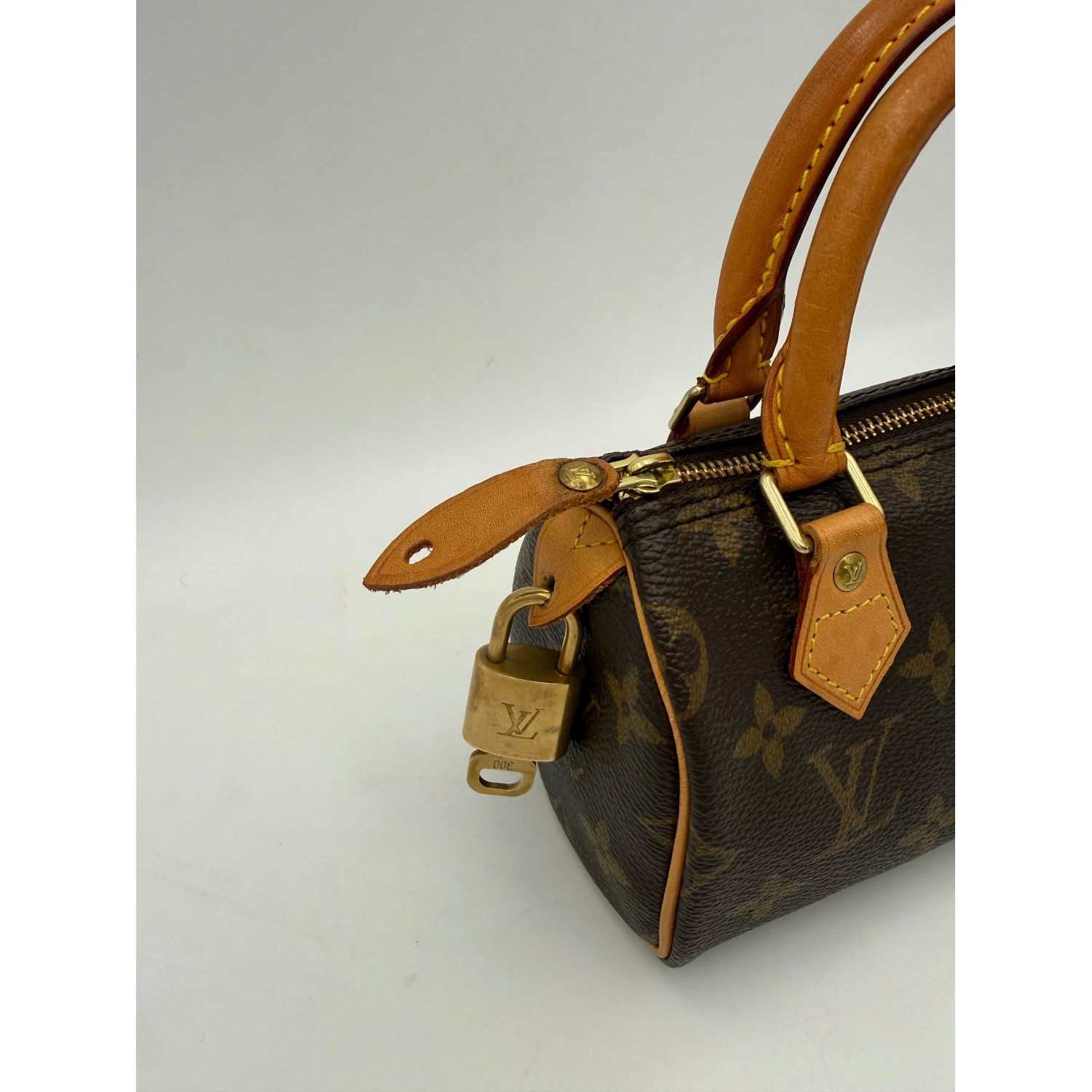 LOUIS VUITTON Nano Speedy Monogram Handbag