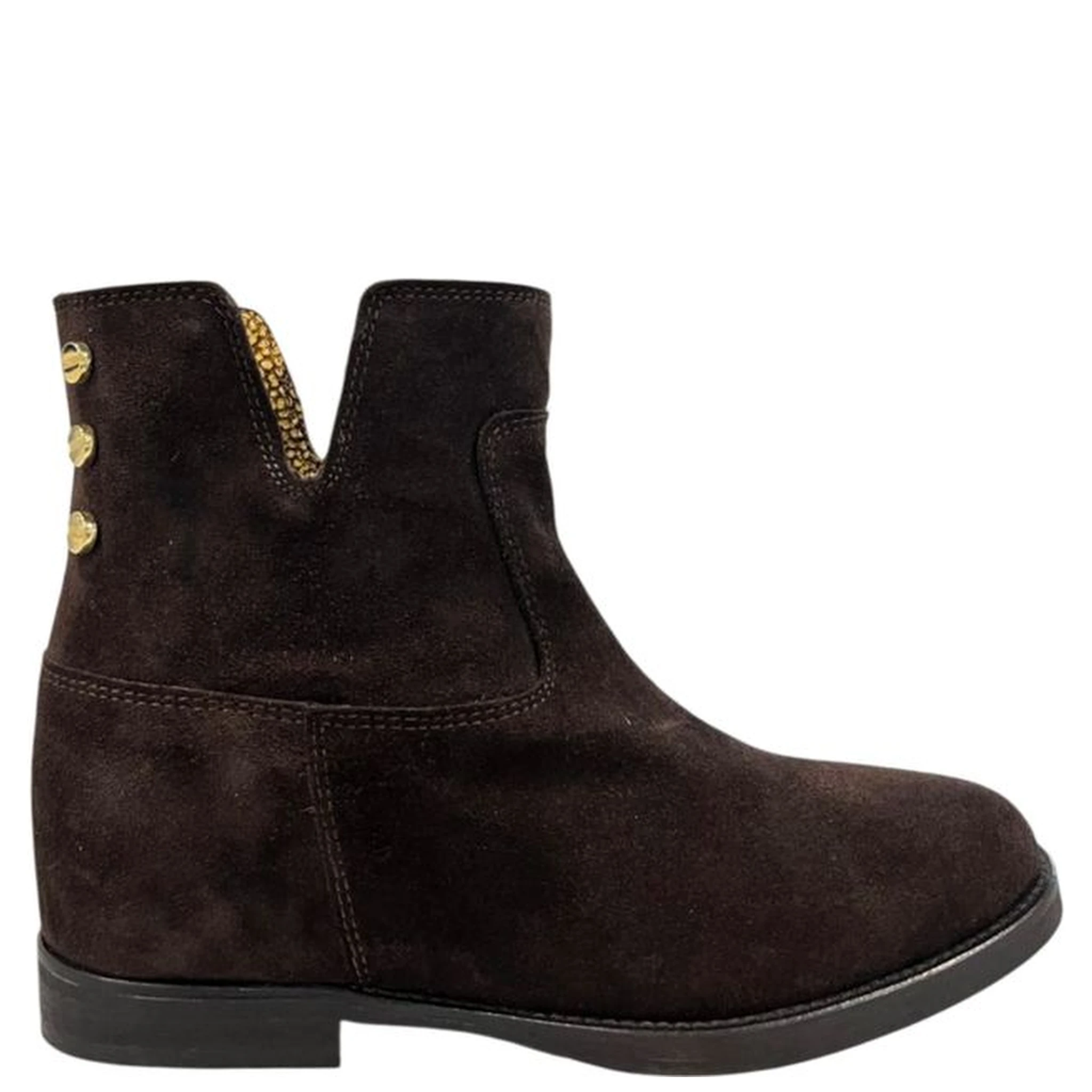 Brown Leather Women Boot