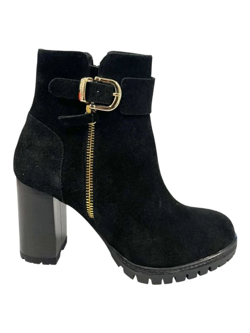 Black Leather Women's Boot