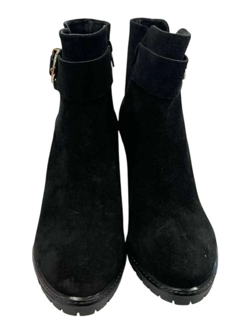 Black Leather Women's Boot