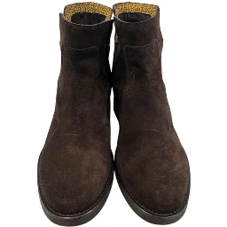 Brown Leather Women Boot