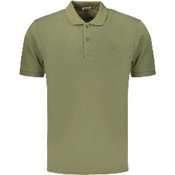 Green Cotton Polo Shirt