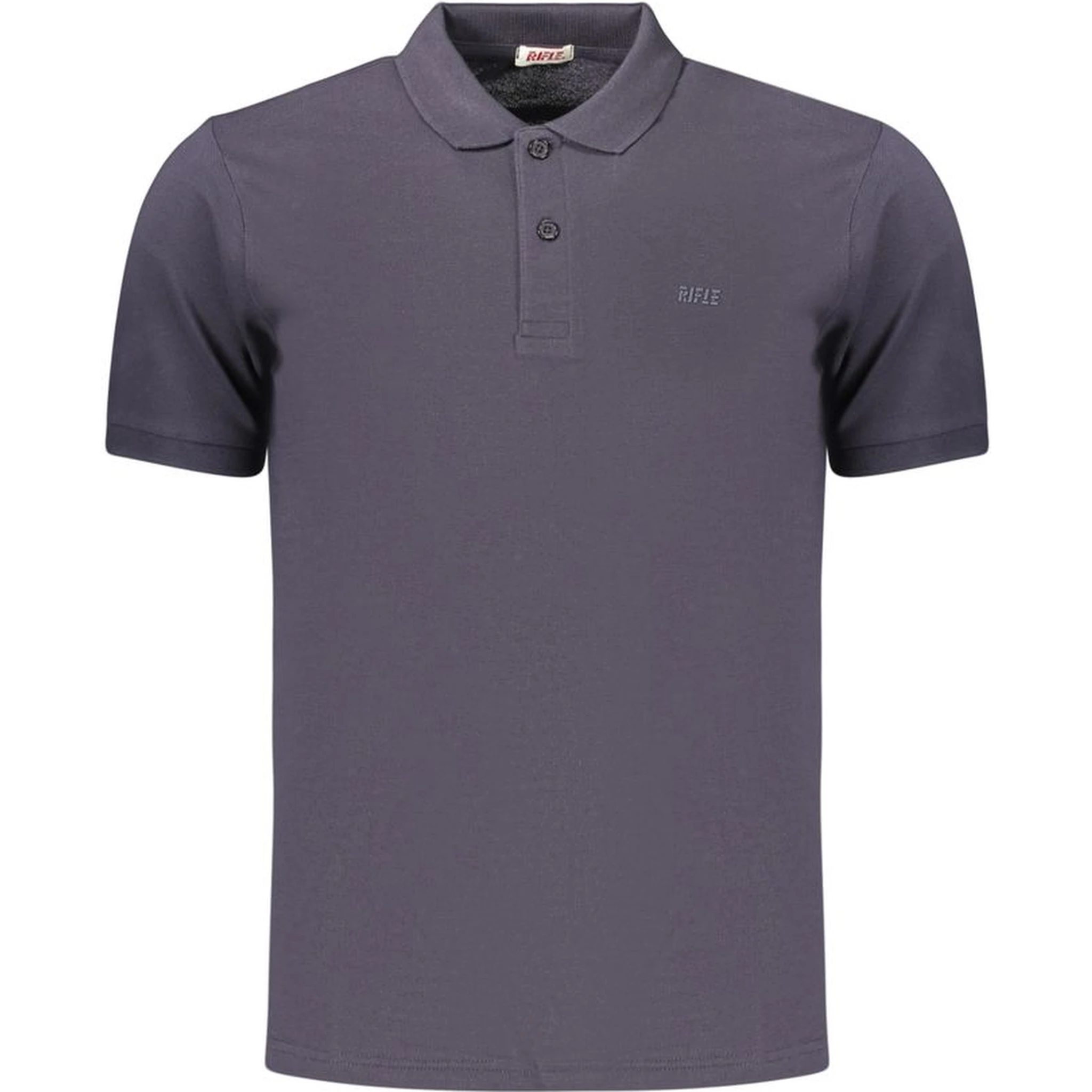 Blue Cotton Polo Shirt