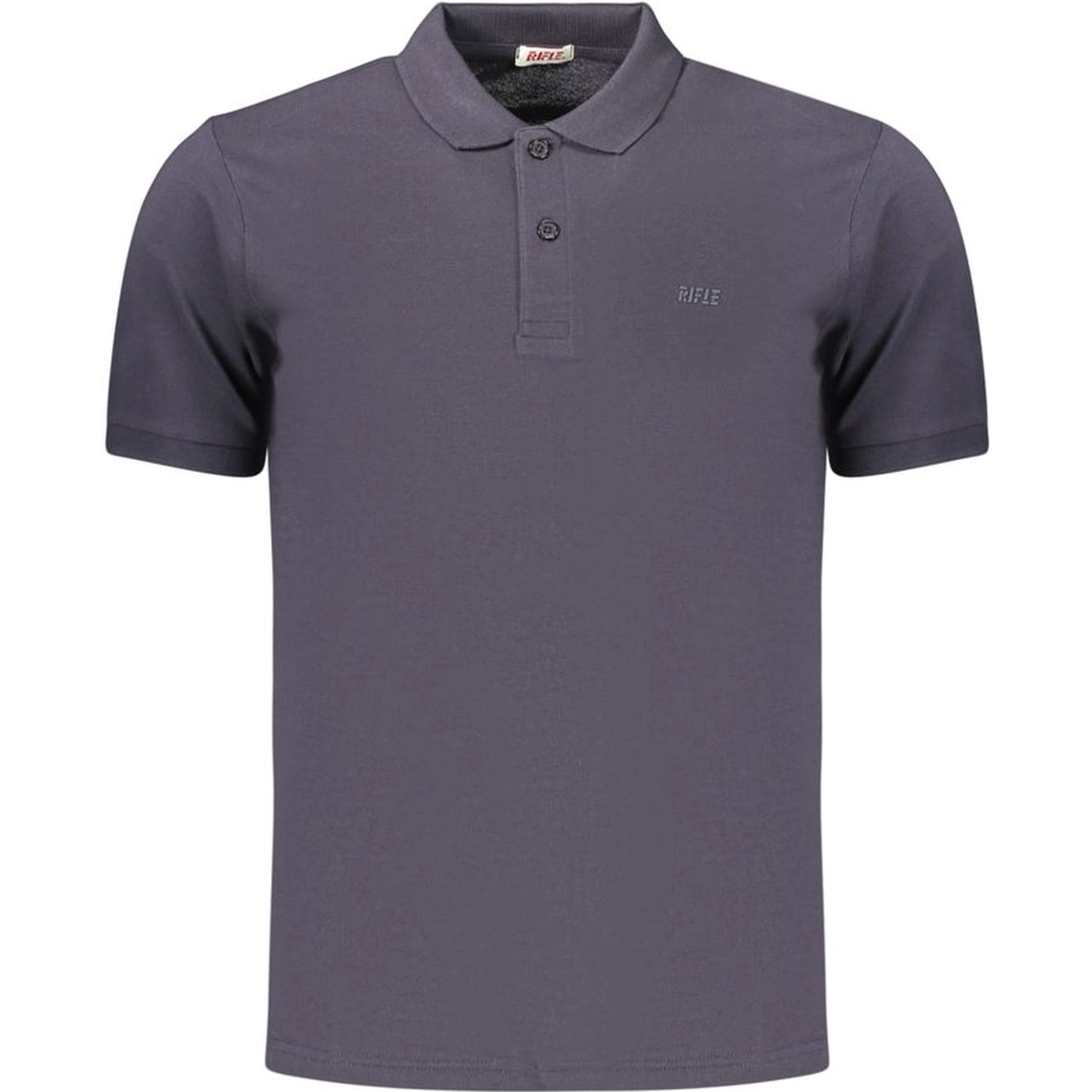 Blue Cotton Polo Shirt
