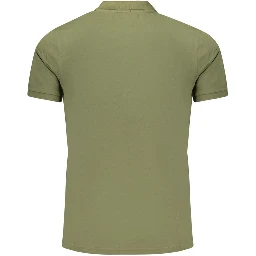 Green Cotton Polo Shirt