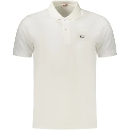 Blue Cotton Polo Shirt