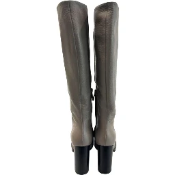 Brown Leather Women Boot