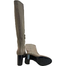 Brown Leather Women Boot