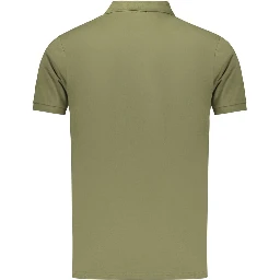 Green Cotton Polo Shirt