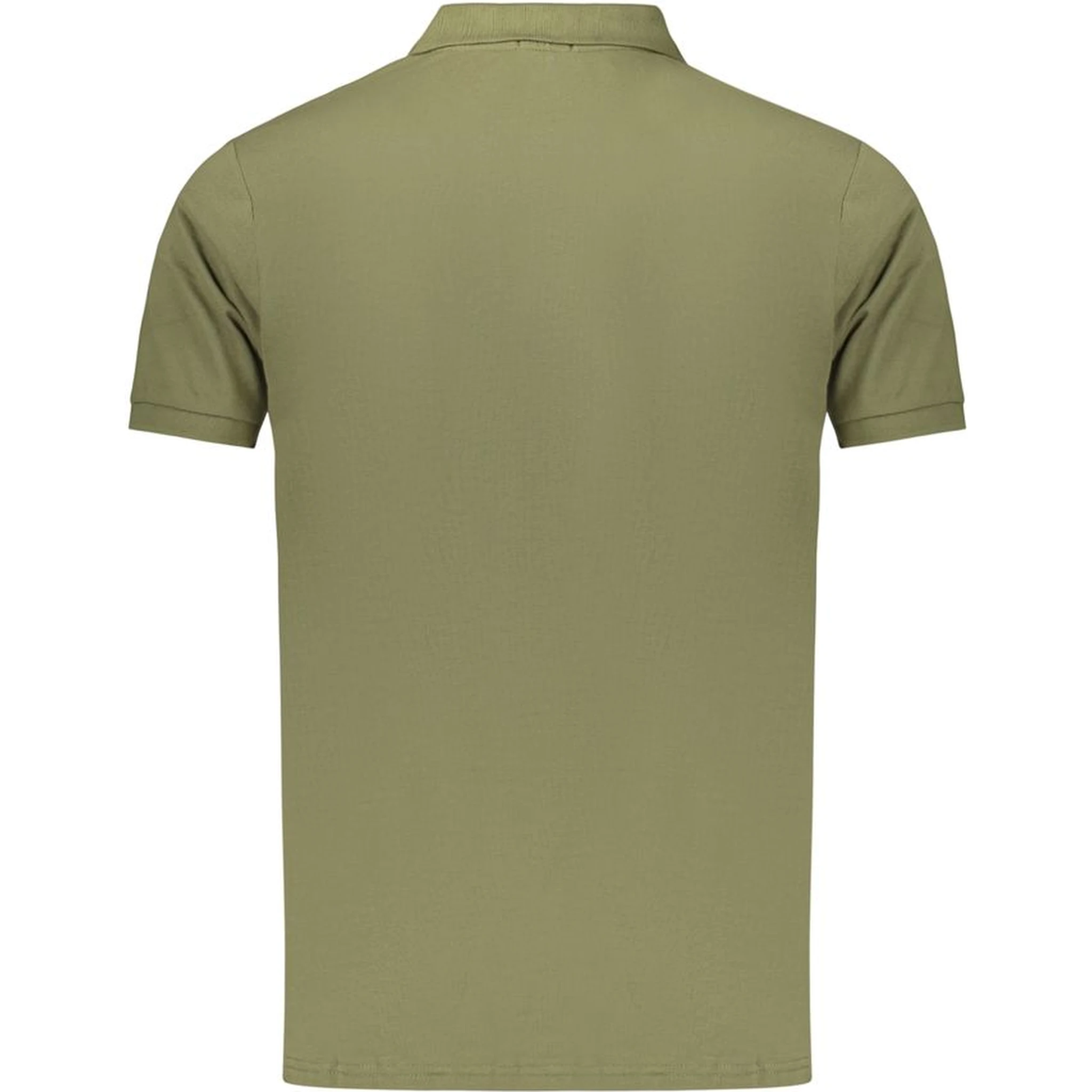 Green Cotton Polo Shirt