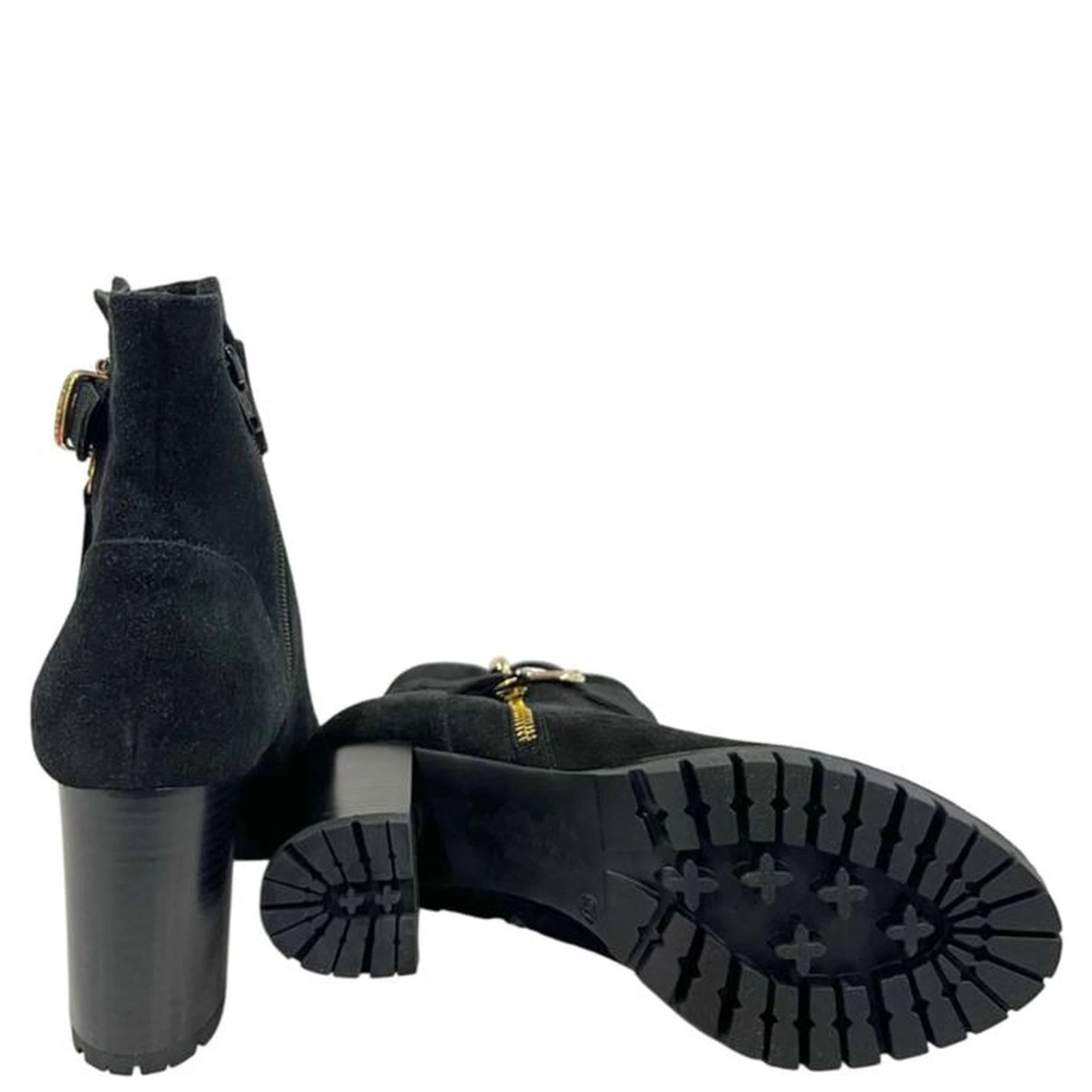 Black Leather Women's Boot