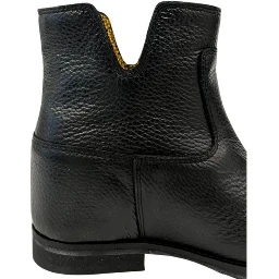 Black Leather Women Boot