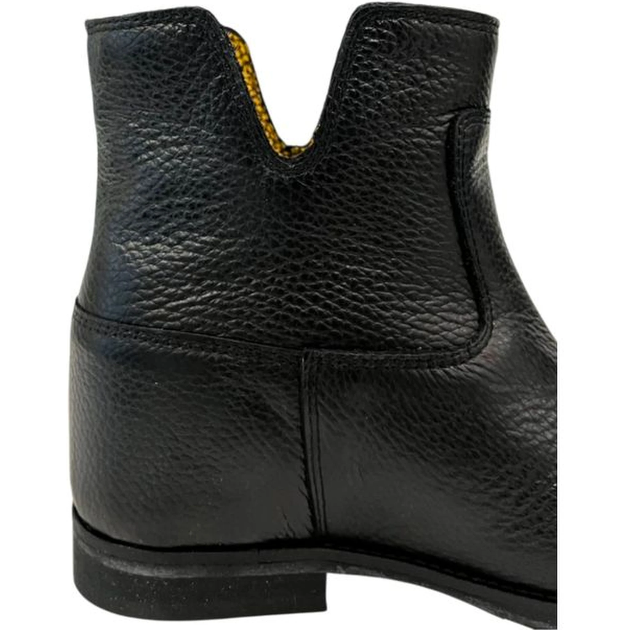 Black Leather Women Boot