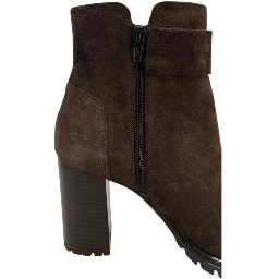 Brown Leather Women Boot