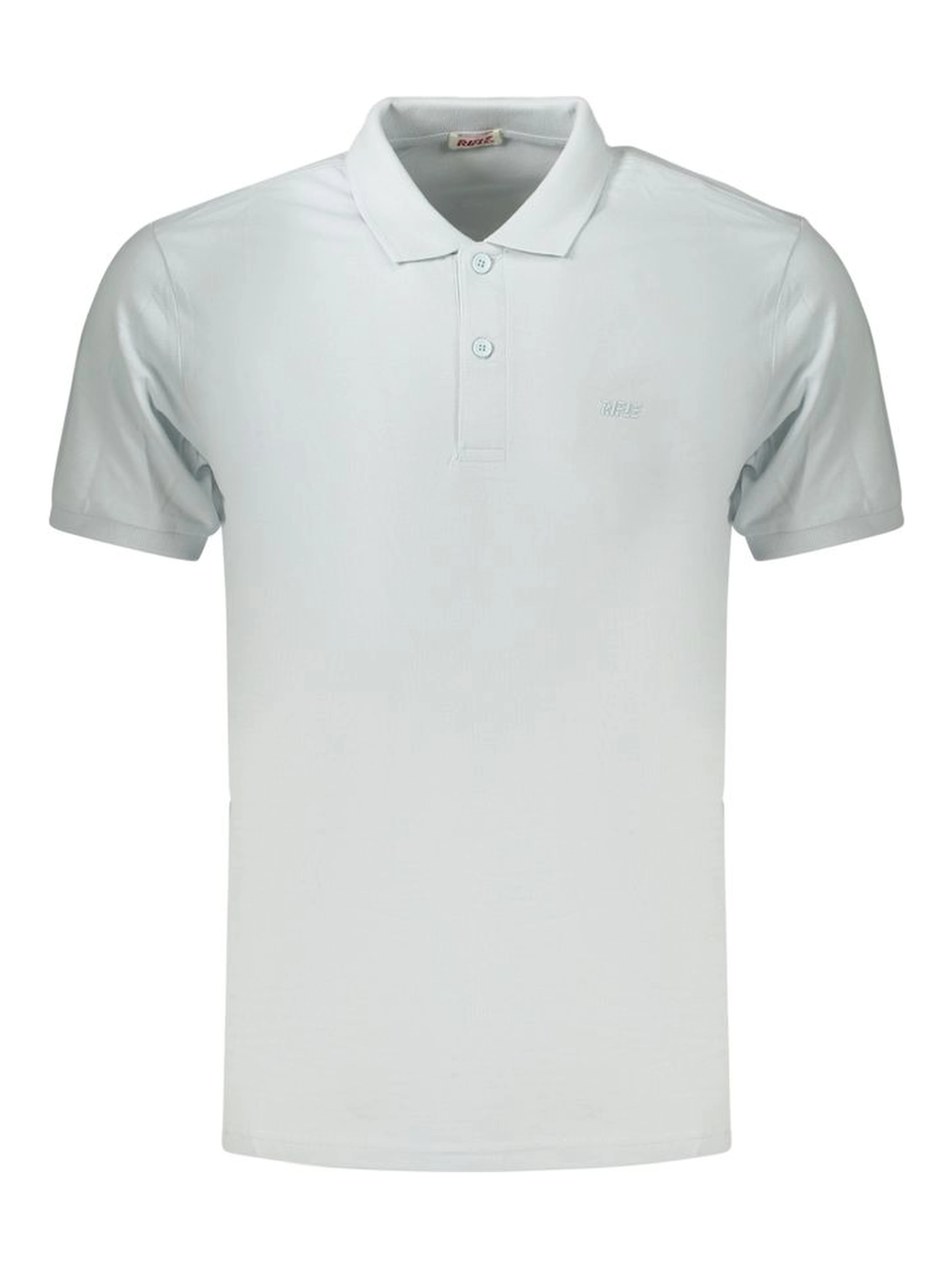 Blue Cotton Polo Shirt