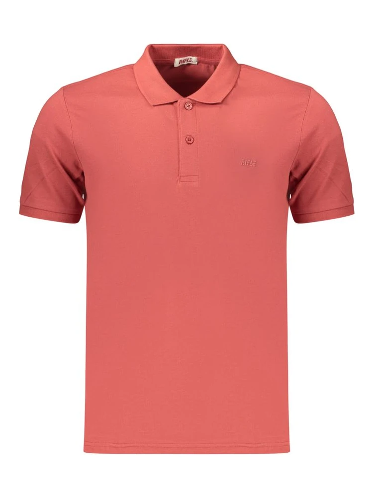 Red Cotton Polo Shirt