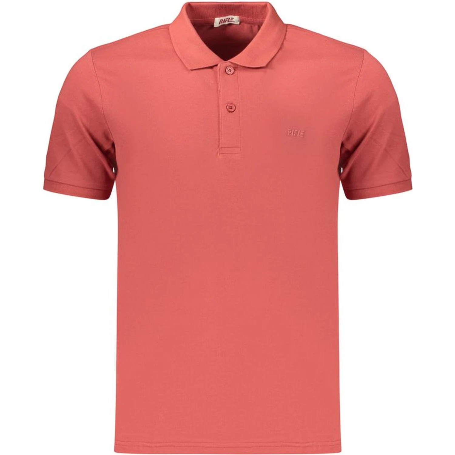 Red Cotton Polo Shirt