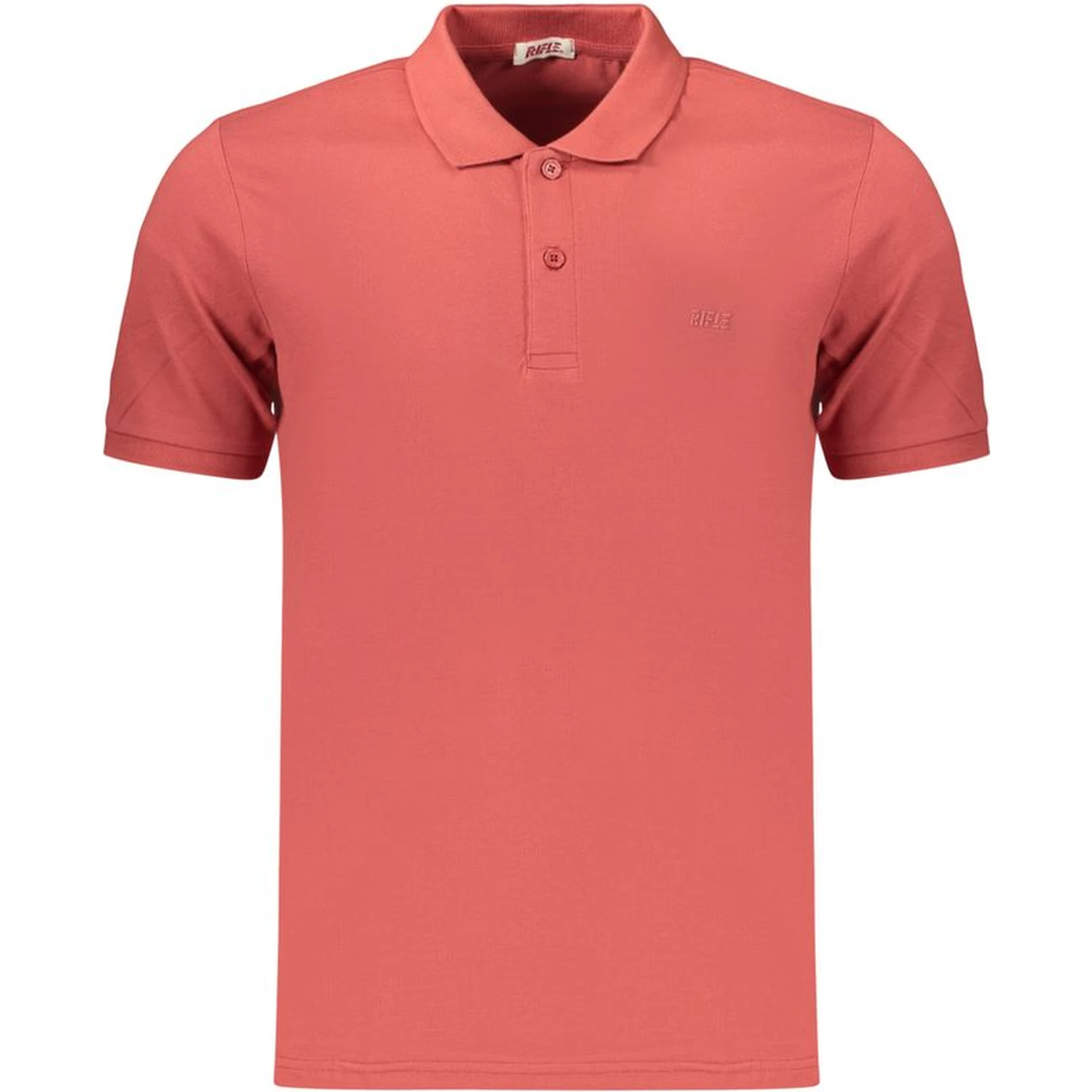 Red Cotton Polo Shirt
