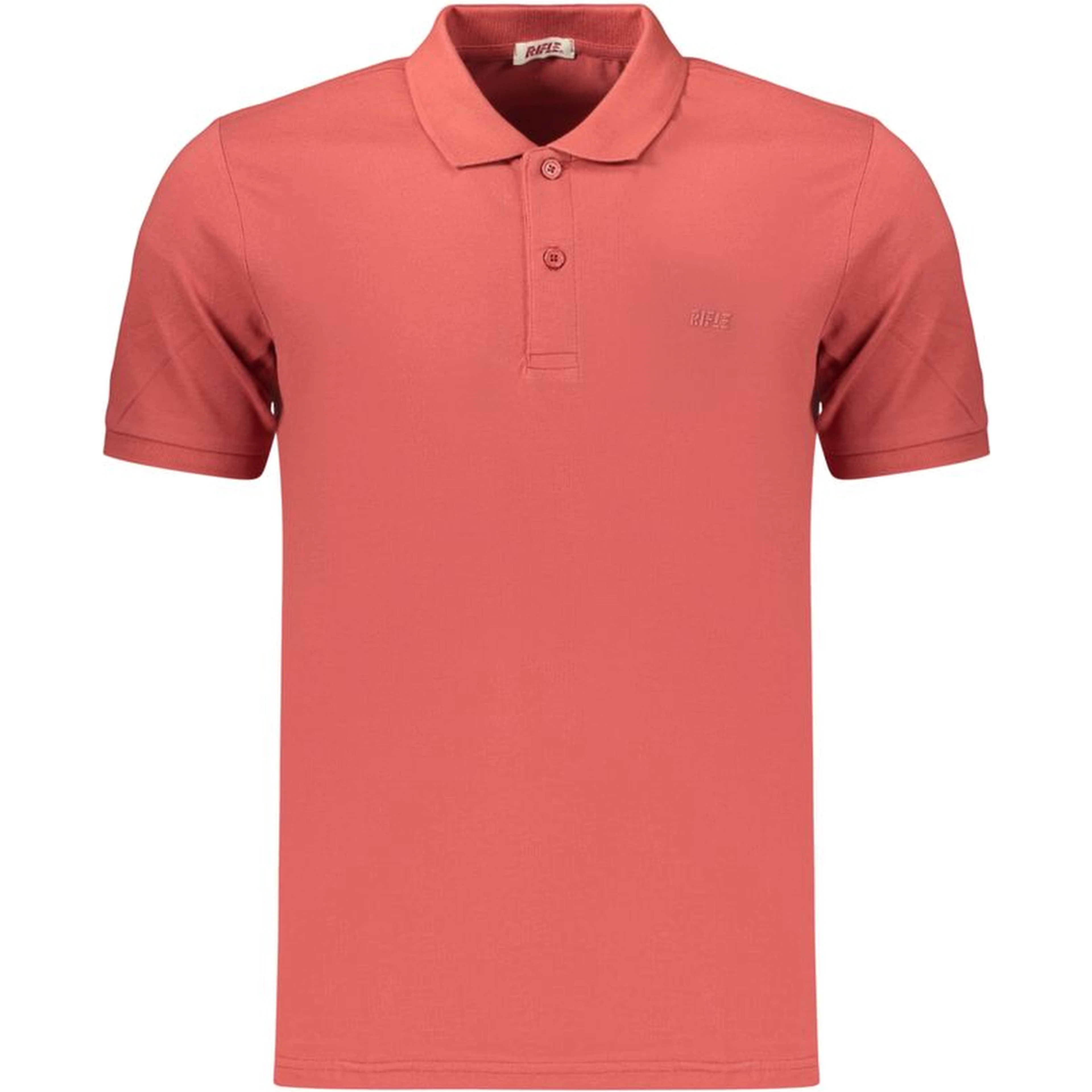 Red Cotton Polo Shirt