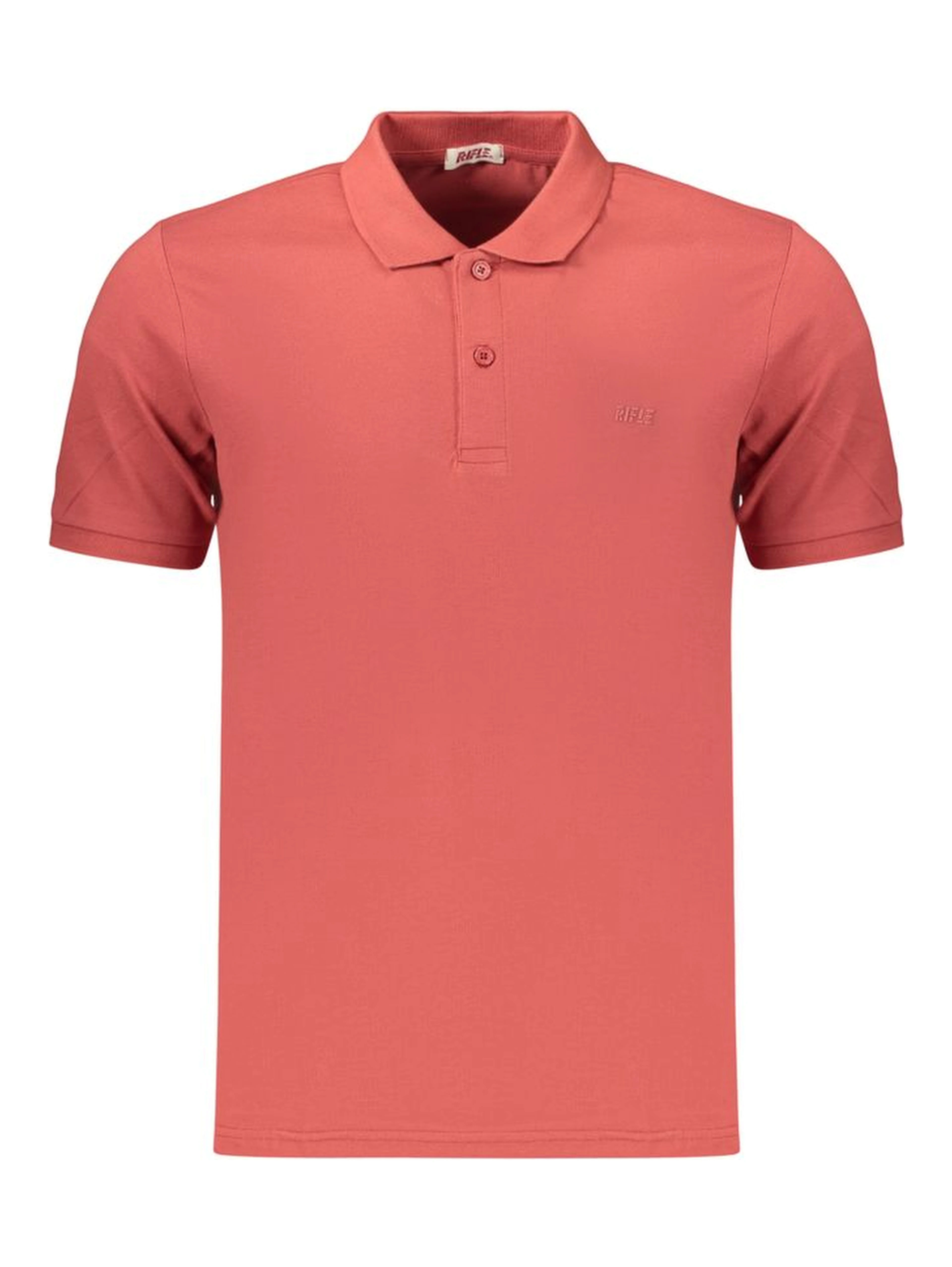 Red Cotton Polo Shirt