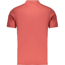 Red Cotton Polo Shirt
