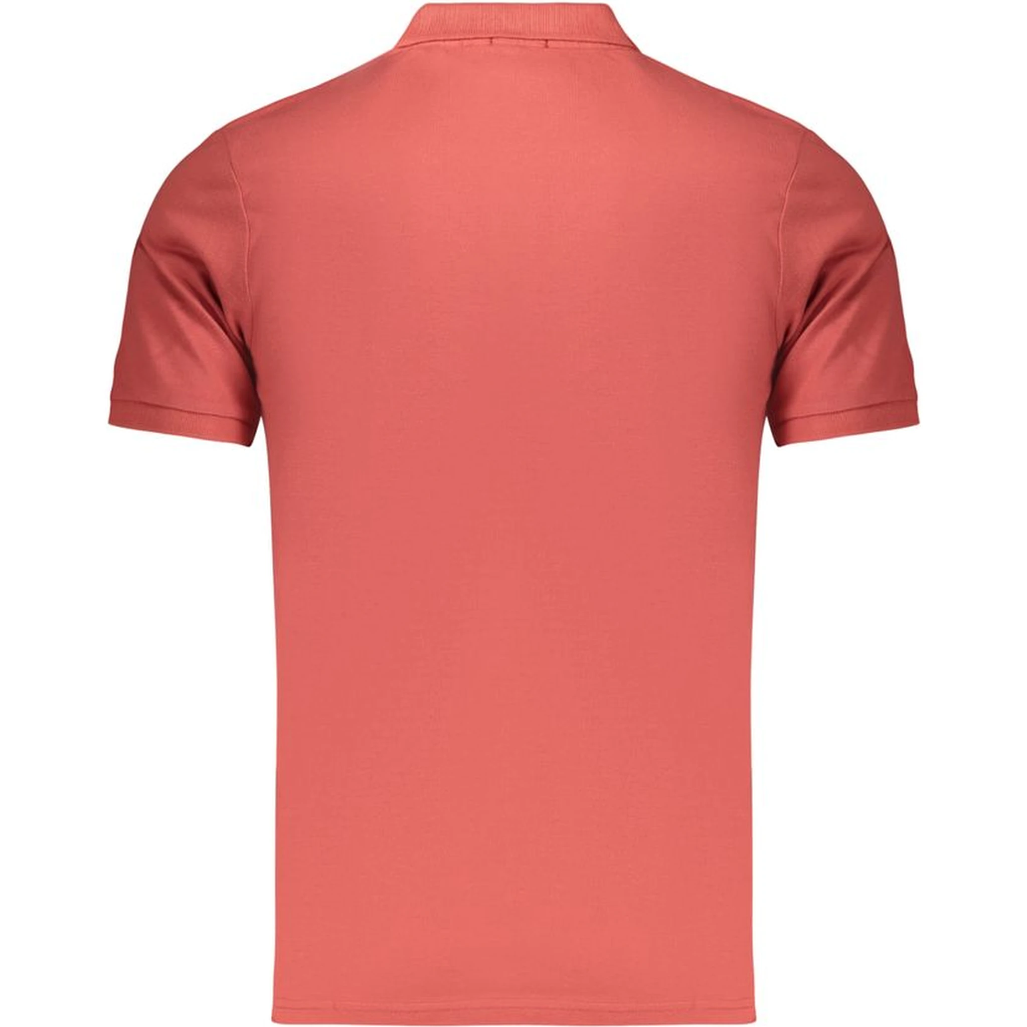 Red Cotton Polo Shirt