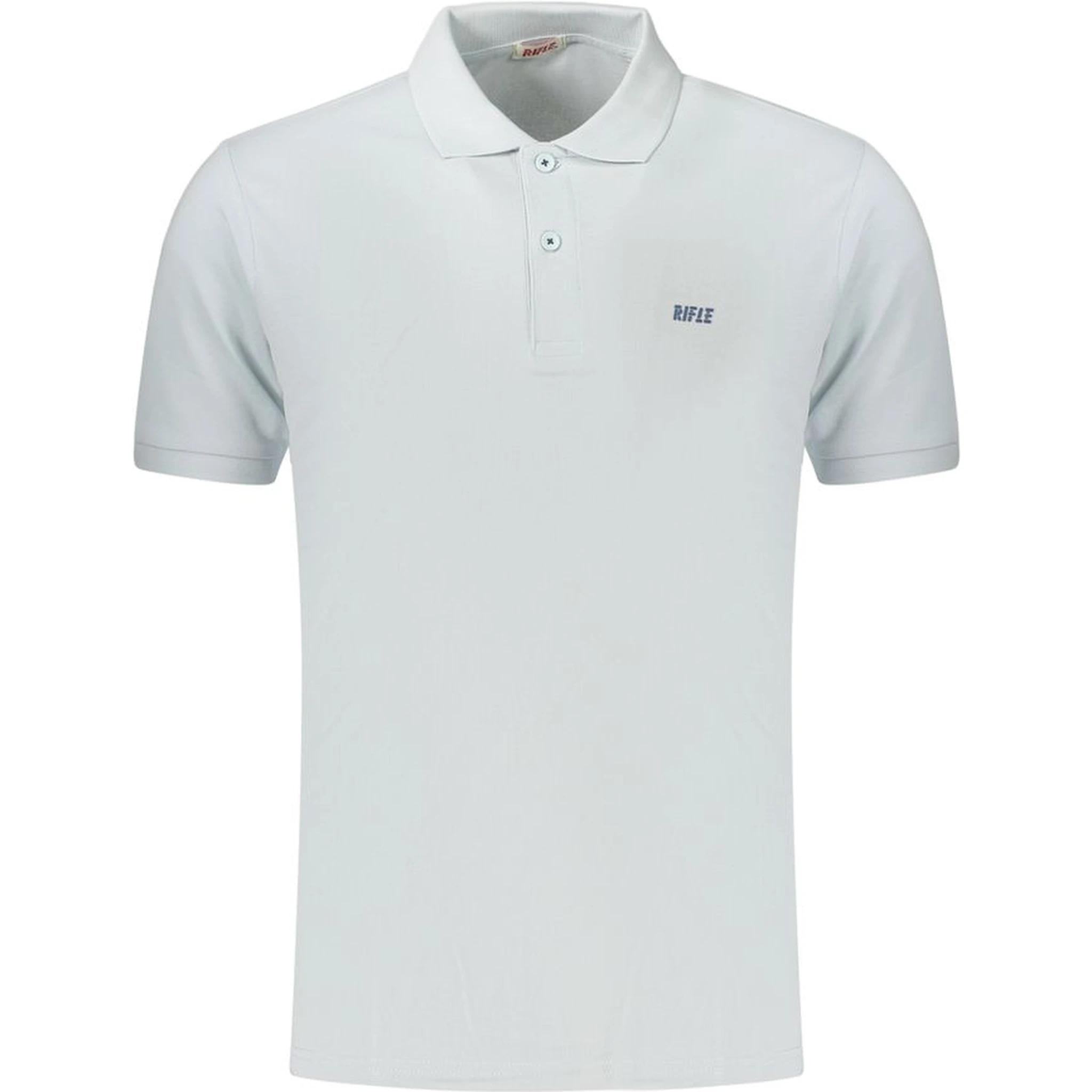 Blue Cotton Polo Shirt