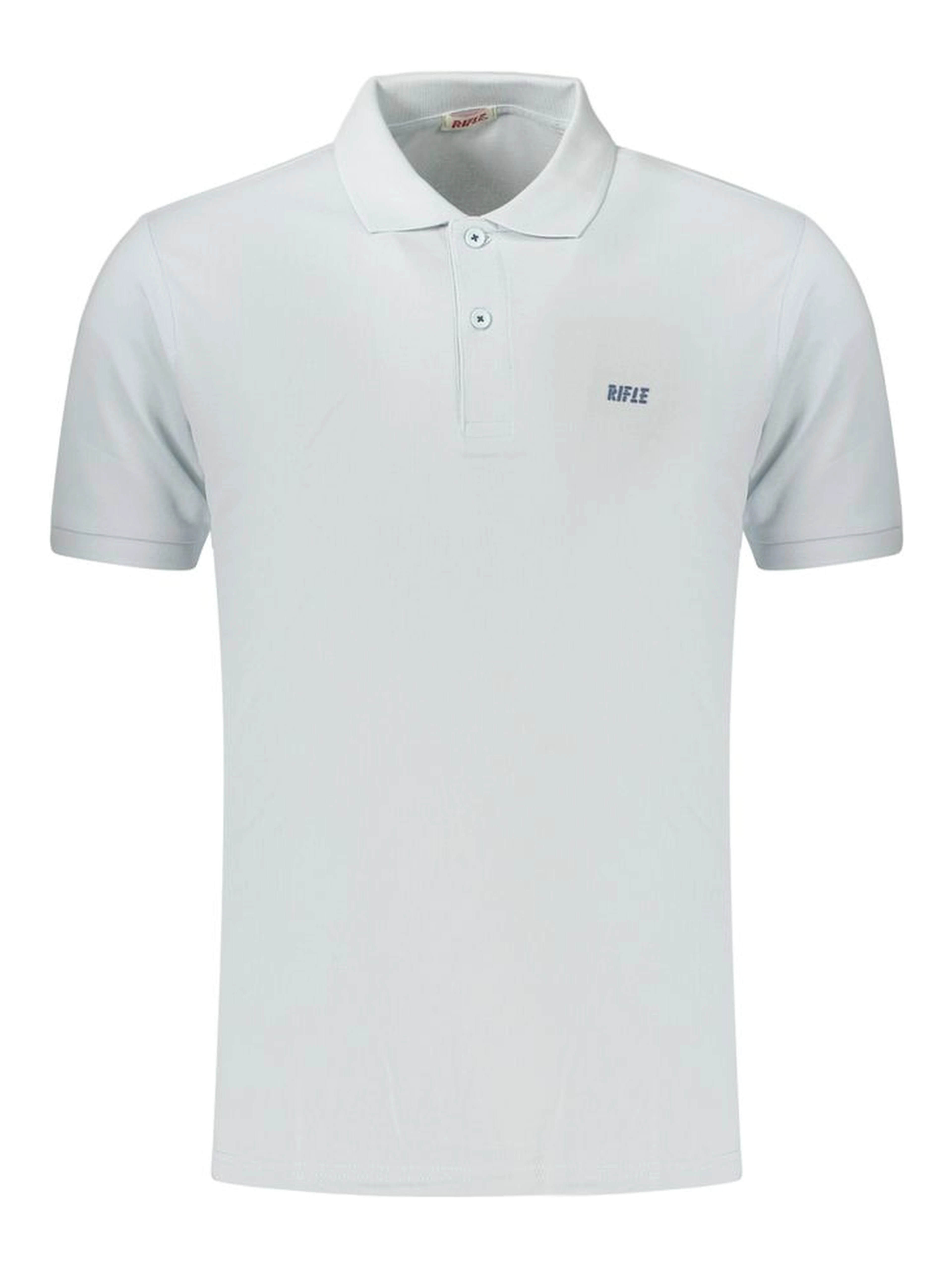 Blue Cotton Polo Shirt
