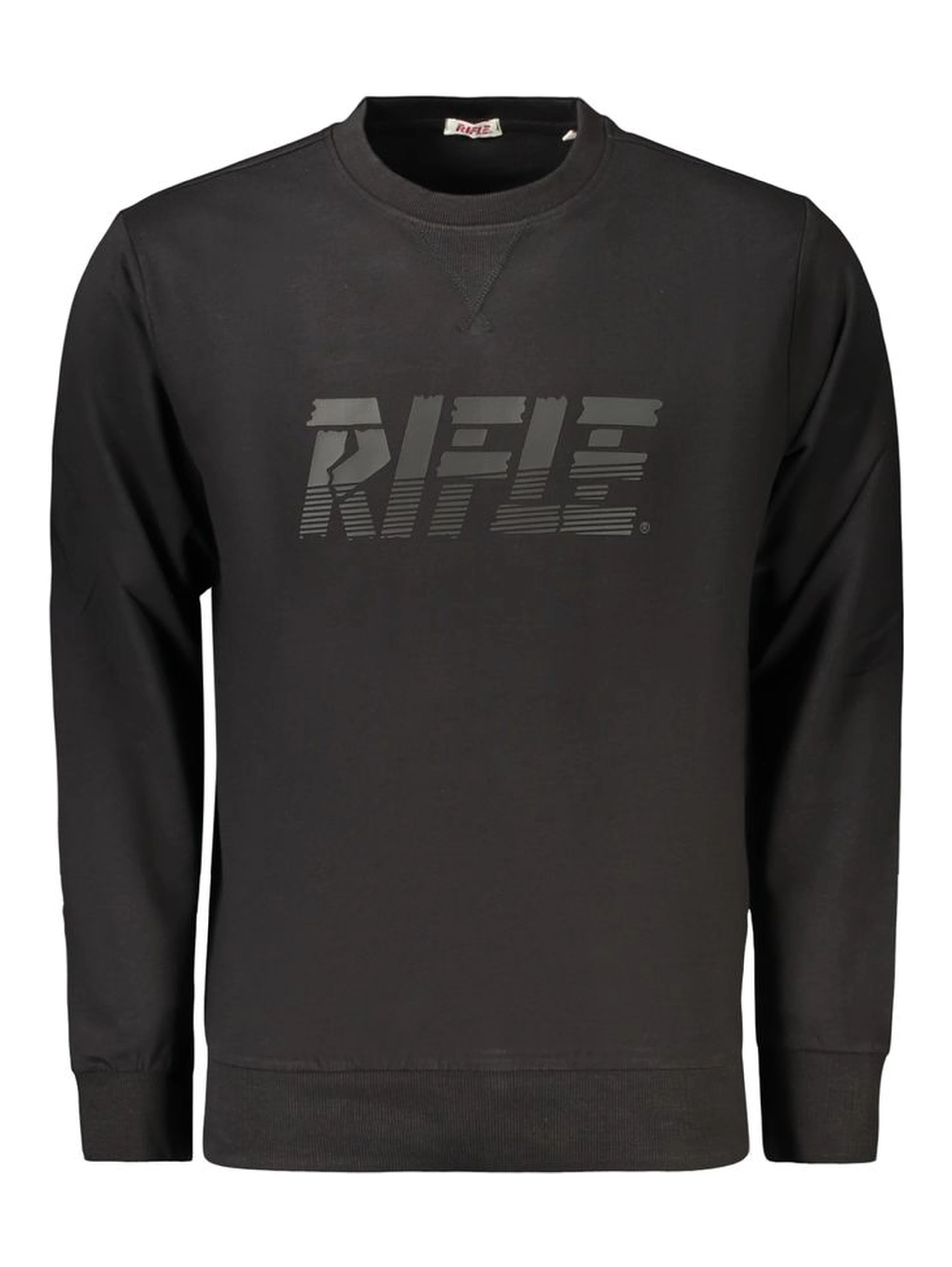 Black Cotton Sweatshirt