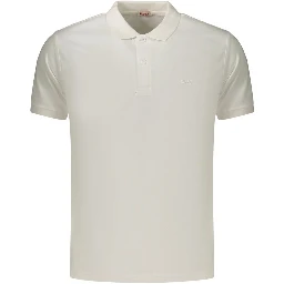 Blue Cotton Polo Shirt