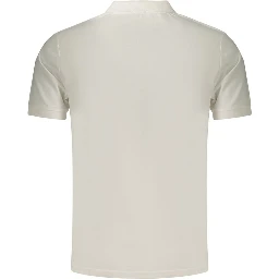 Blue Cotton Polo Shirt
