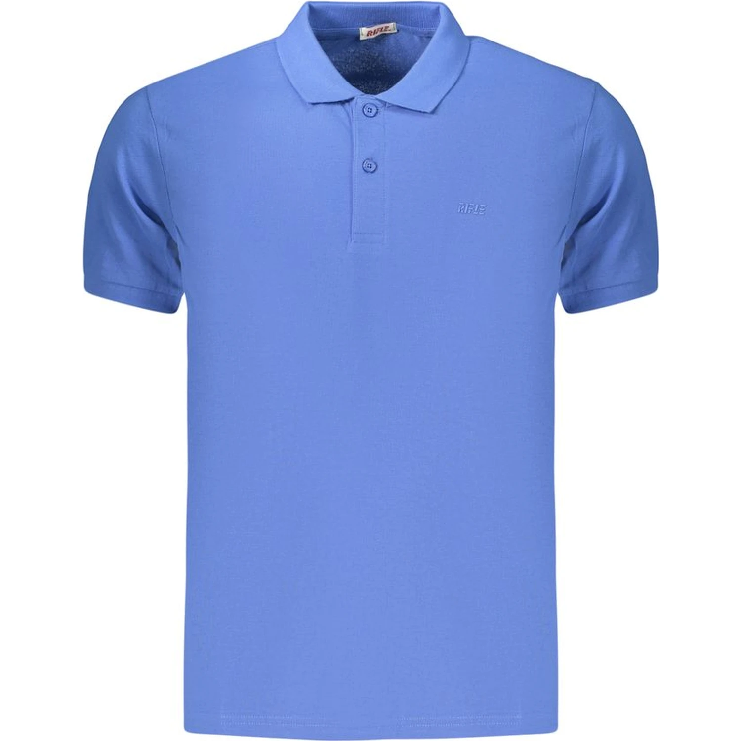 Blue Cotton Polo Shirt