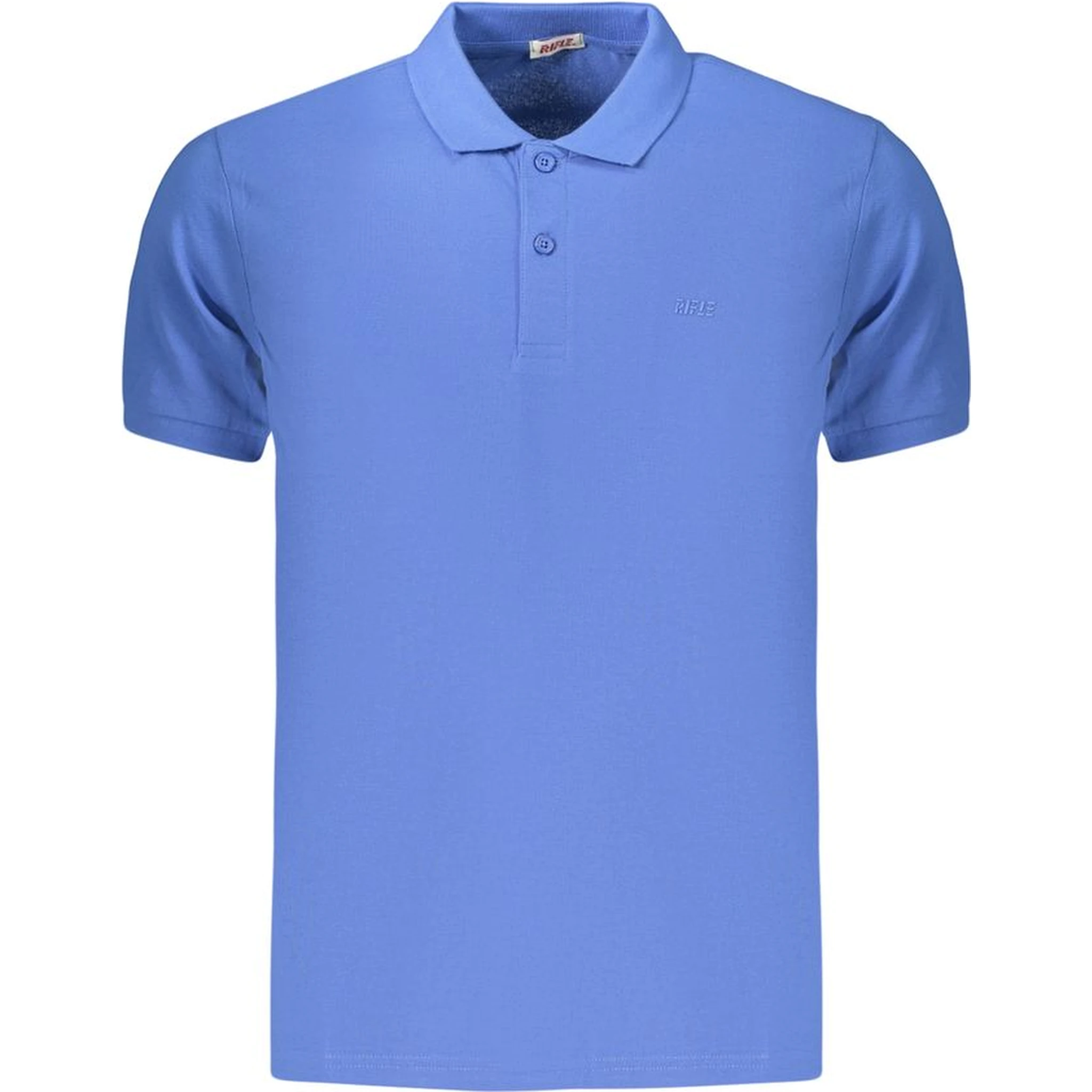 Blue Cotton Polo Shirt