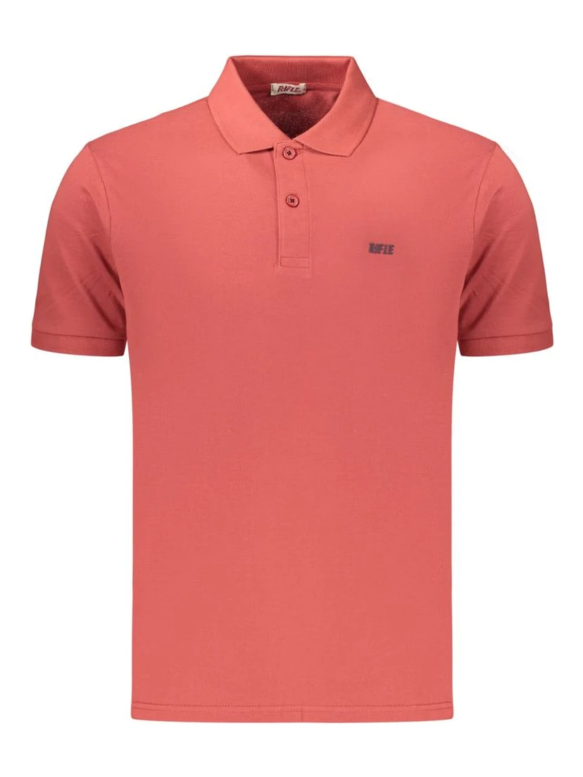 Red Cotton Polo Shirt