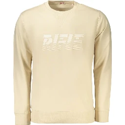 Beige Cotton Sweatshirt