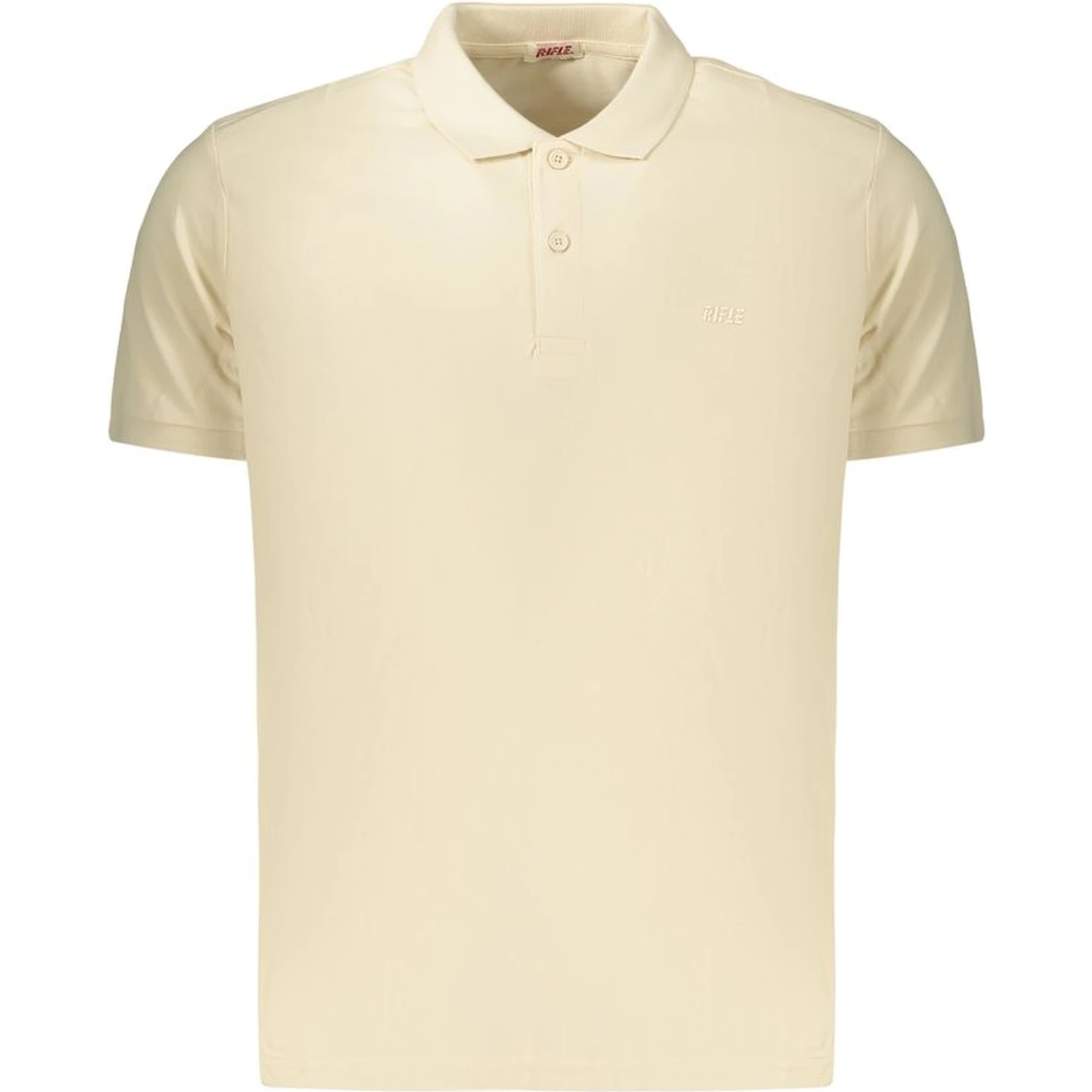 Beige Cotton Polo Shirt