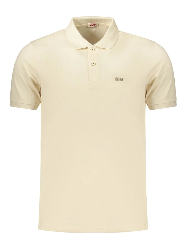 Beige Cotton Polo Shirt