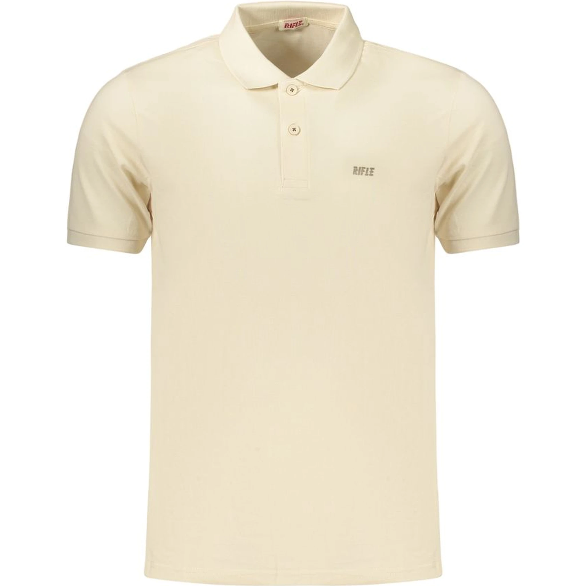 Beige Cotton Polo Shirt