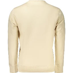 Beige Cotton Sweatshirt