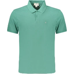 Green Cotton Polo Shirt