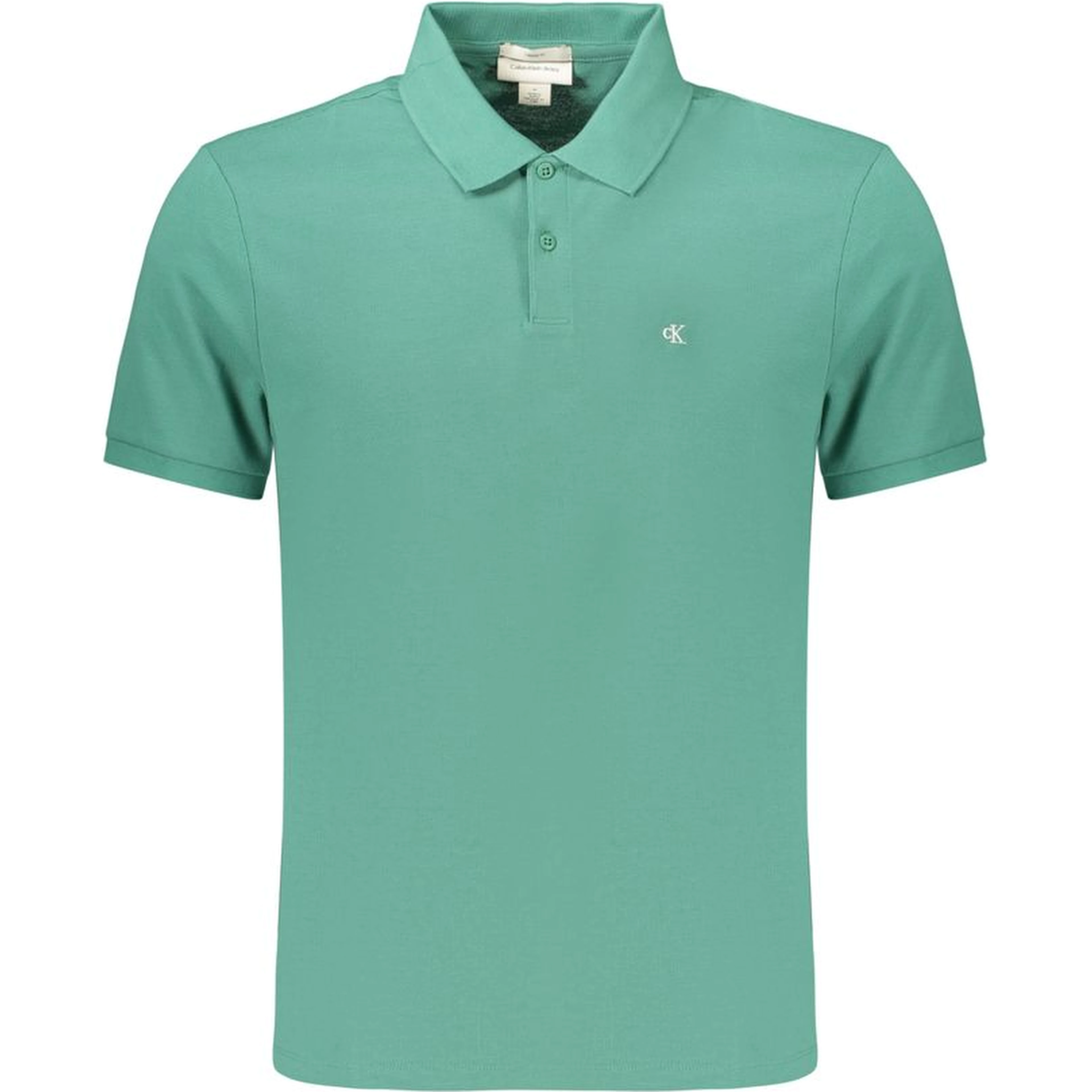 Green Cotton Polo Shirt