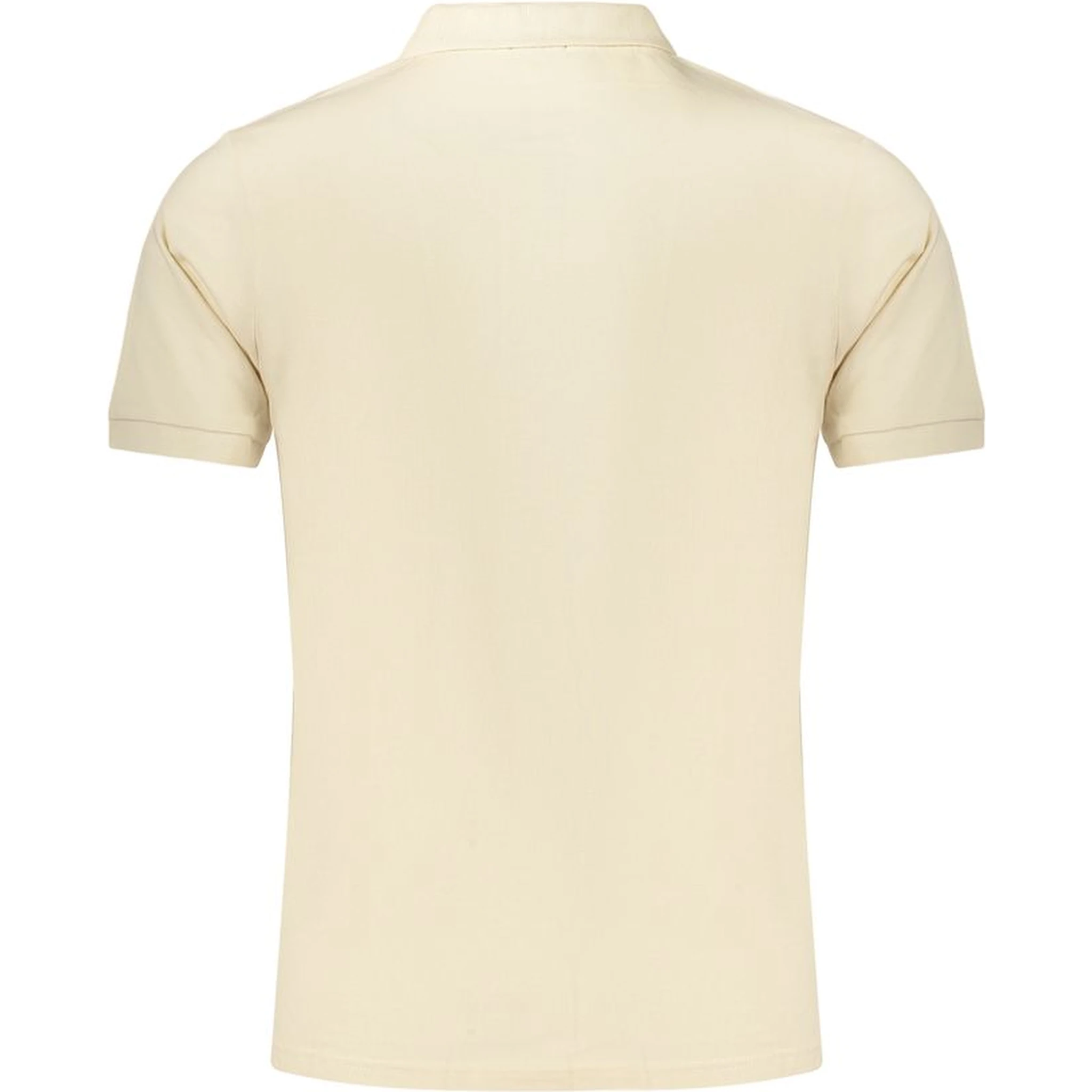 Beige Cotton Polo Shirt