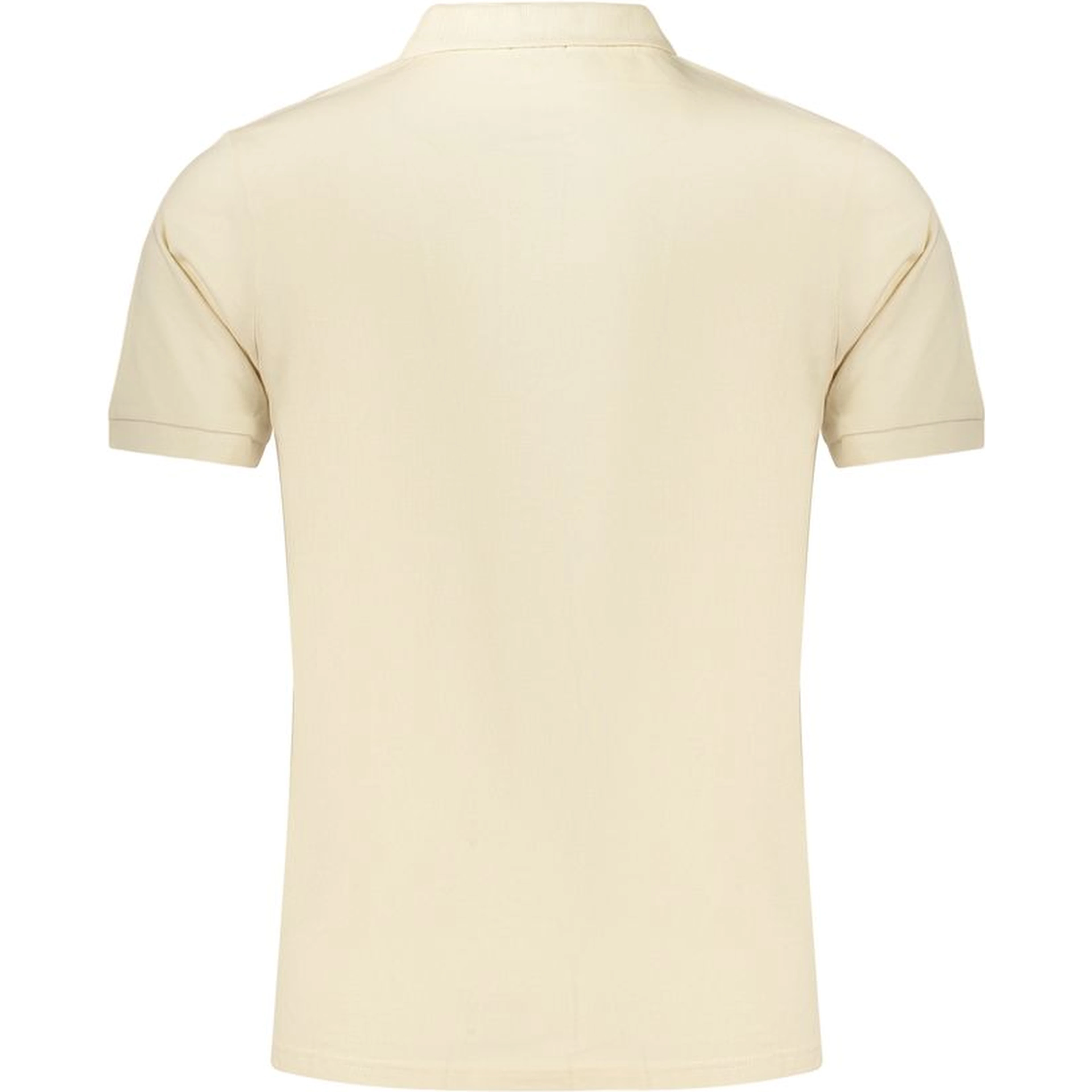 Beige Cotton Polo Shirt