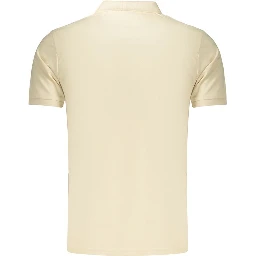 Beige Cotton Polo Shirt