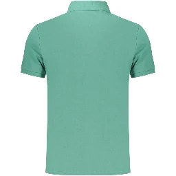 Green Cotton Polo Shirt