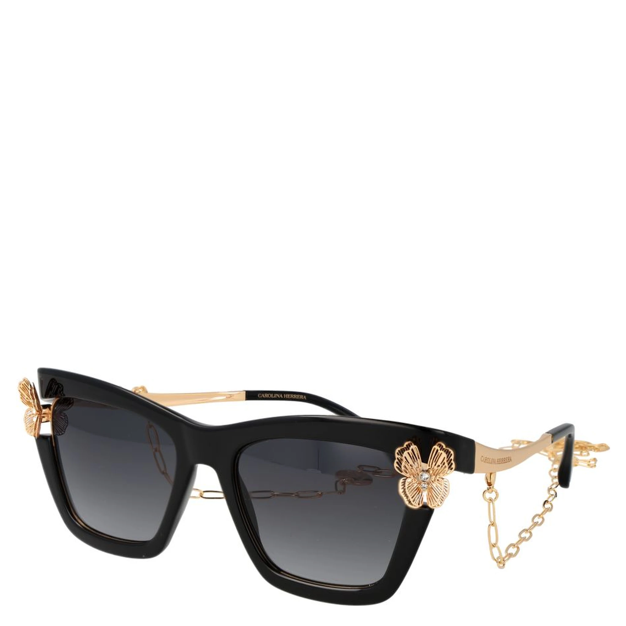 Black Polyamide Sunglasses