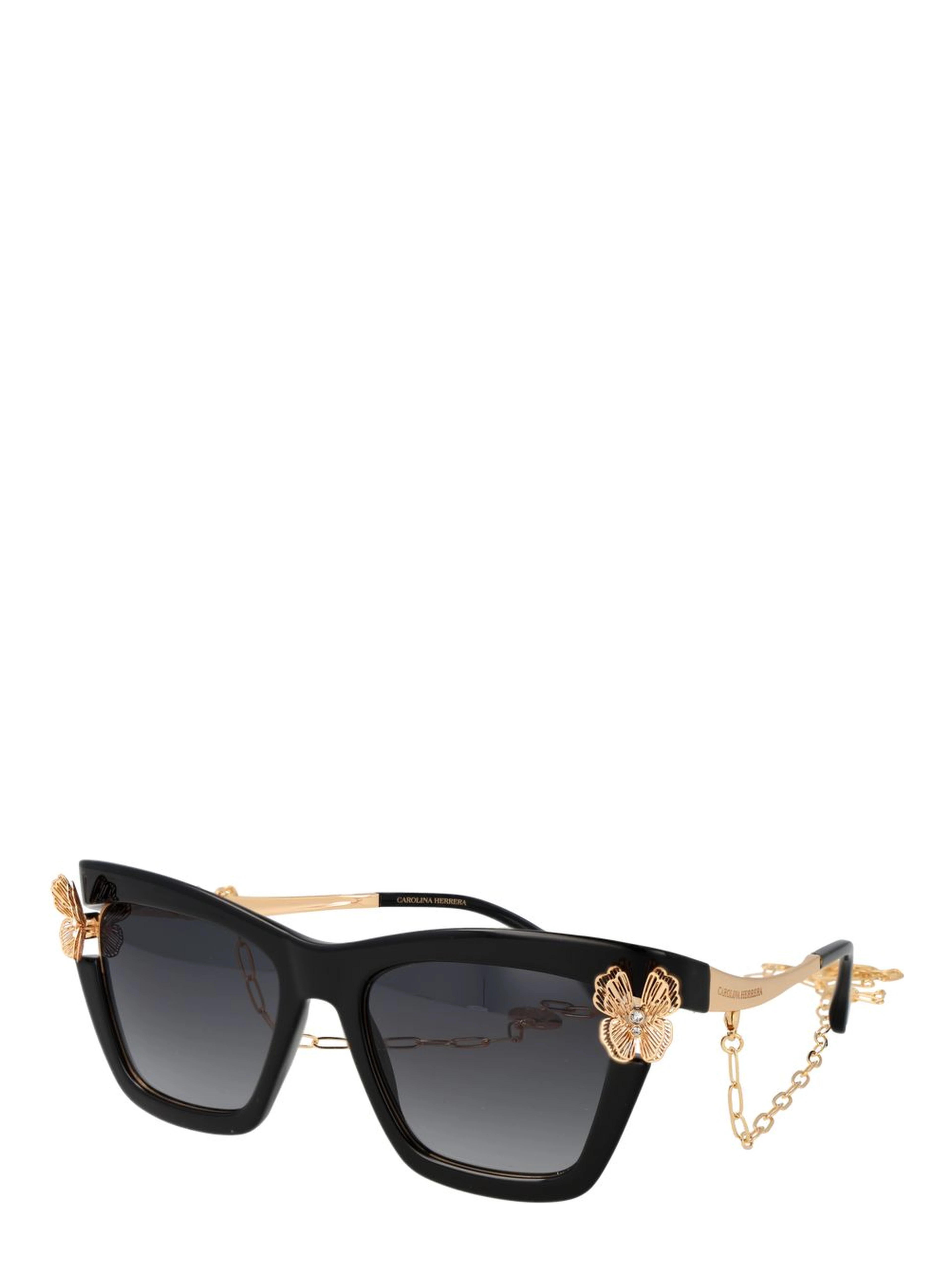 Black Polyamide Sunglasses